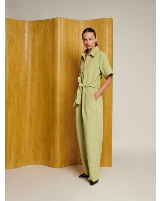 Sister Jane Yellow Ghospell Vega Cord Jumpsuit