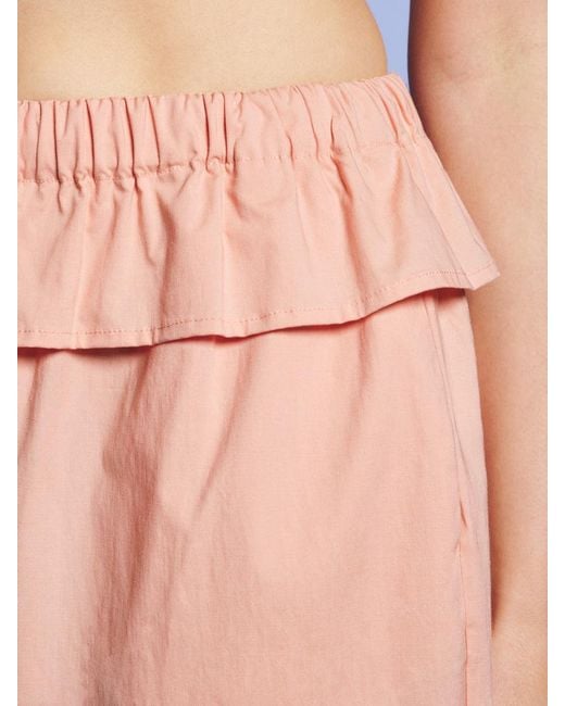 Sister Jane Orange Sunrise Ruffle Waist Trousers