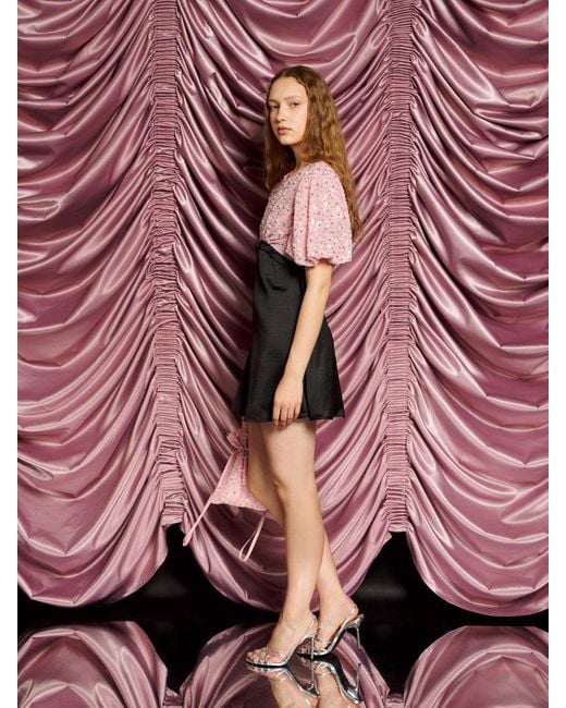 Sister Jane Dream Pink Parade Embellished Mini Dress