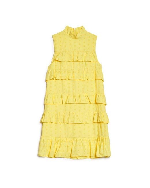 Sister Jane Yellow Lola Blossom Mini Dress