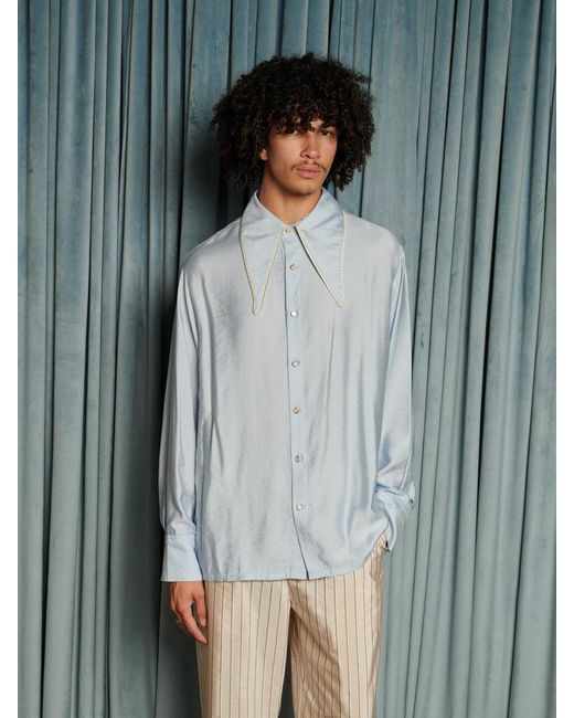 Sister Jane Gray Augie Retro Collar Shirt