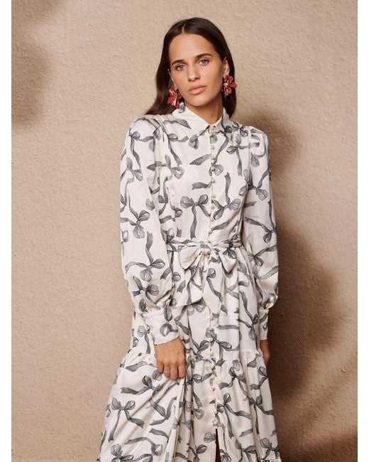 Sister Jane Brown Amara Bow Maxi Dress