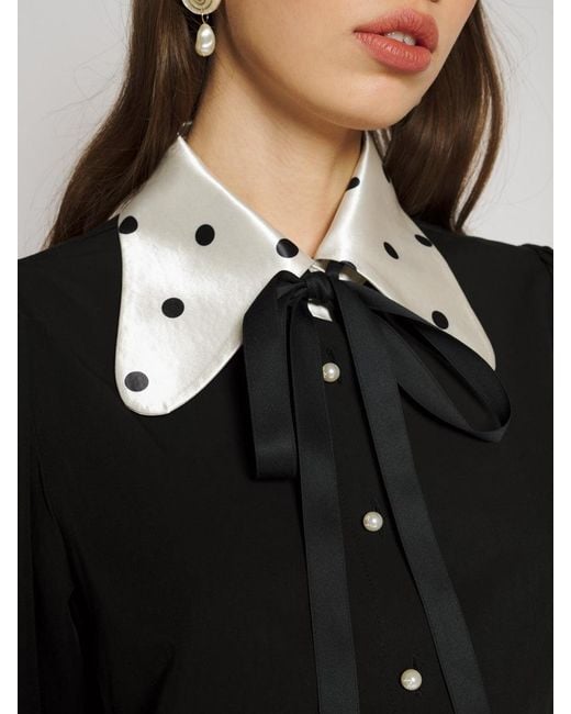 Sister Jane Black Margaux Bow Blouse
