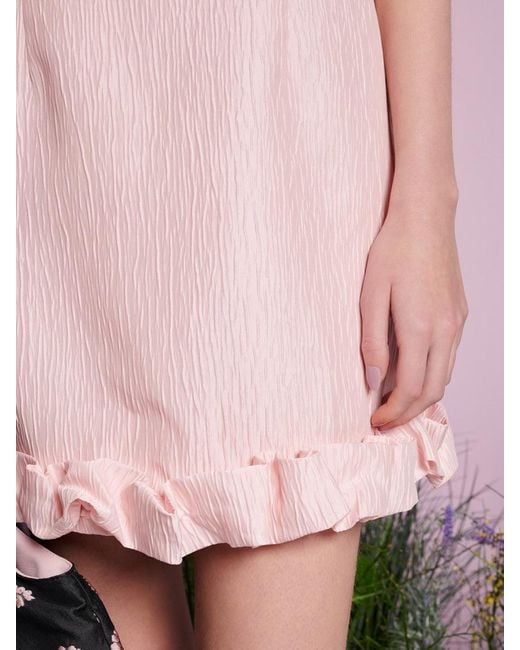 Sister Jane Pink Harebell Ruffle Mini Dress