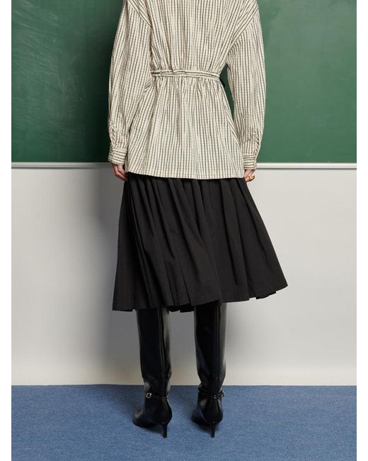 Sister Jane Black Ghospell Lena Midi Skirt
