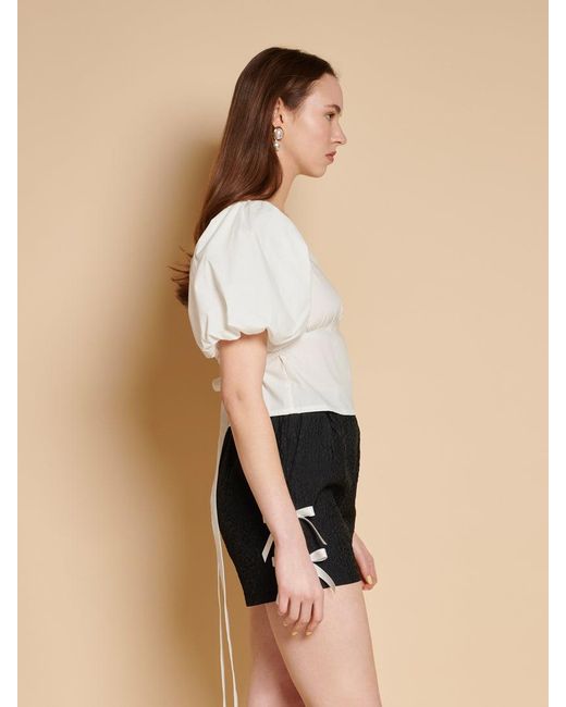 Sister Jane Natural Stuga Cropped Top