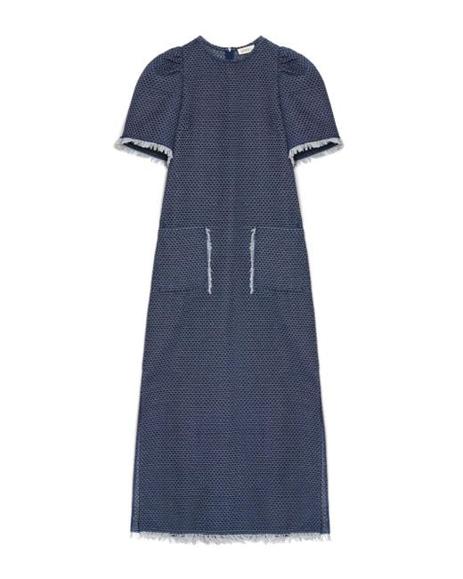 Sister Jane Blue Ghospell Spencer Denim Midi Dress