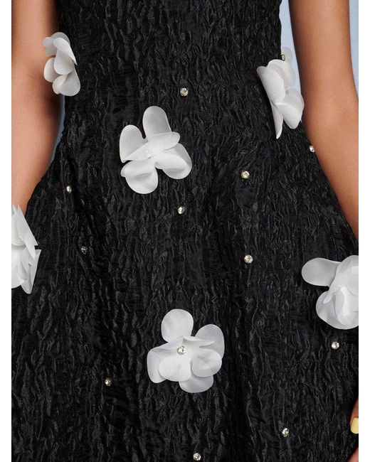 Sister Jane Blue Dream Myra Applique Midi Dress