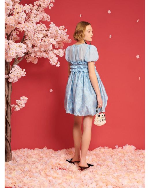 Sister Jane Red Dream Brooke Organza Mini Dress