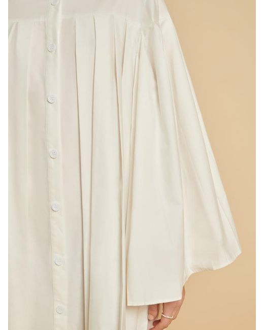 Sister Jane Natural Ghospell Tora Pleat Mini Dress