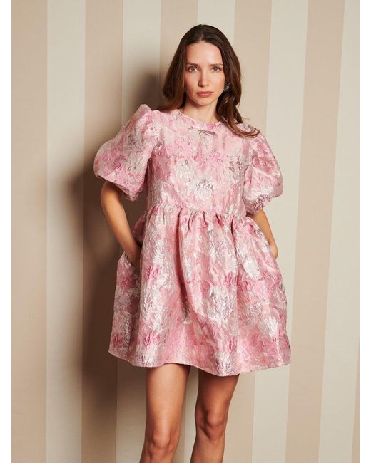 DREAM Jam Jar Jacquard Mini Dress ピンク Sister Jane Dream Jam Jar Jacquard Mini Dress in Pink | Lyst