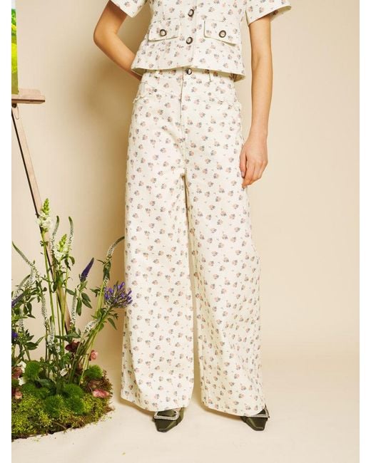 Sister Jane Natural Pêche Ditsy Denim Jeans