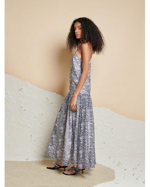 Sister Jane Multicolor Ghospell Cameron Zebra Midi Dress