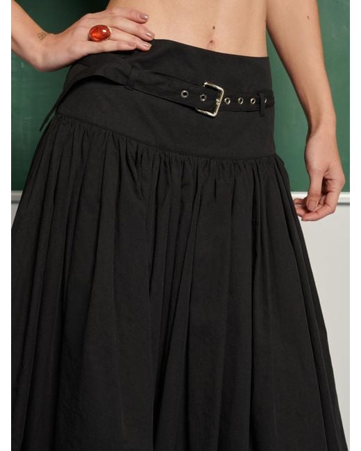 Sister Jane Black Ghospell Lena Midi Skirt