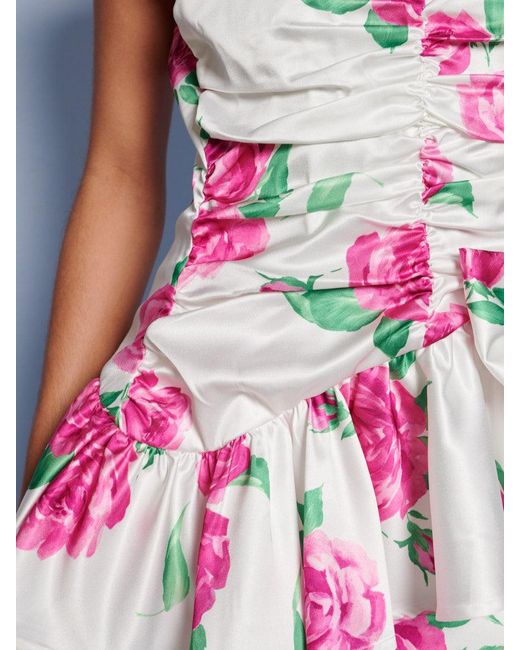 Sister Jane Blue Dream Pernilla Floral Ruffle Top