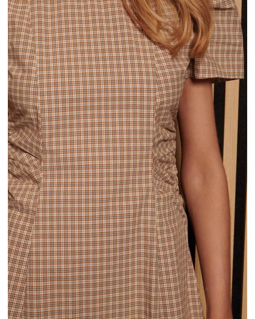 Sister Jane Brown Ghospell Rita Check Midi Dress