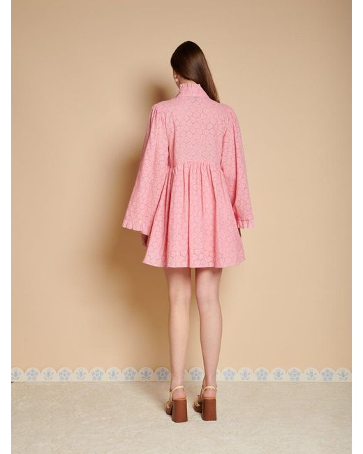 Sister Jane Pink Keepsake Bow Mini Dress