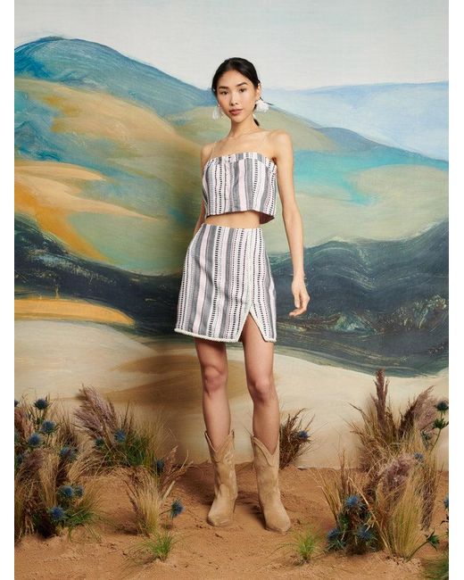 Sister Jane Green Dream Giselle Tweed Crop Top