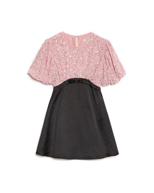 Sister Jane Dream Pink Parade Embellished Mini Dress