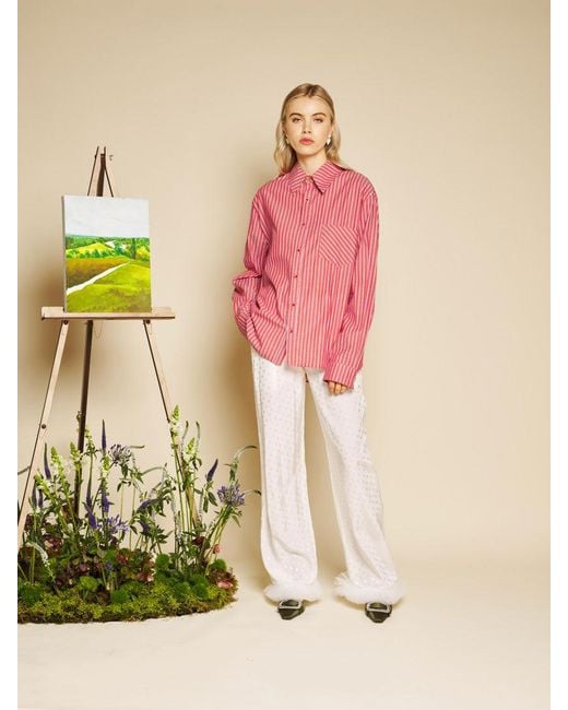 Sister Jane Pink Penny Stripe Shirt