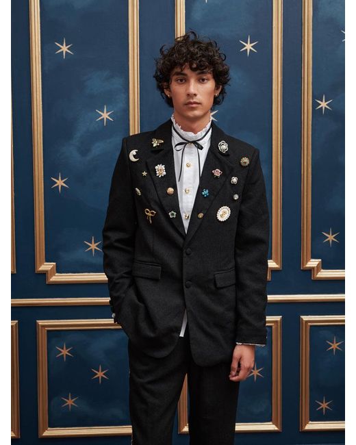 Sister Jane Blue Albert Charm Blazer