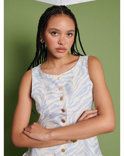 Sister Jane Green Ghospell Serena Zebra Mini Dress
