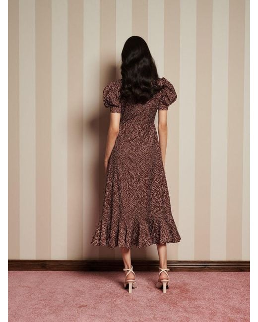 Sister Jane Brown Knick Knack Midi Dress