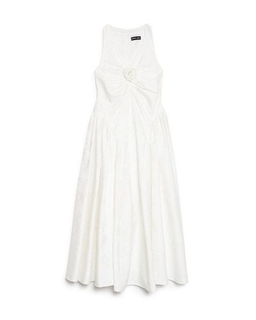Sister Jane Multicolor Lily Jacquard Rosette Midi Dress