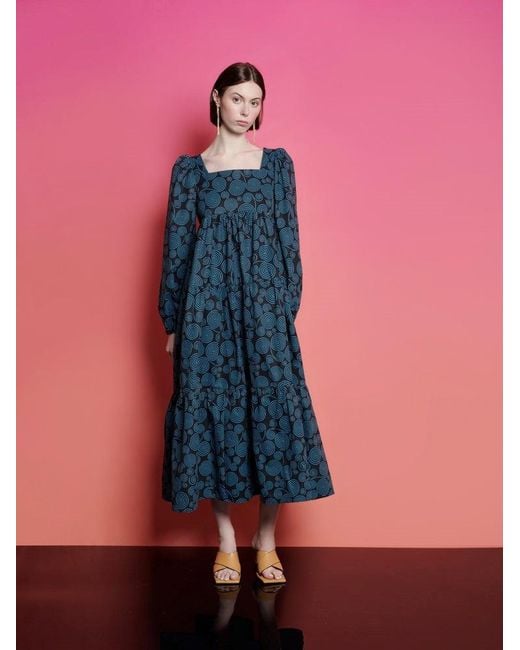 Sister Jane Pink Ghospell Camryn Printed Midi Dress