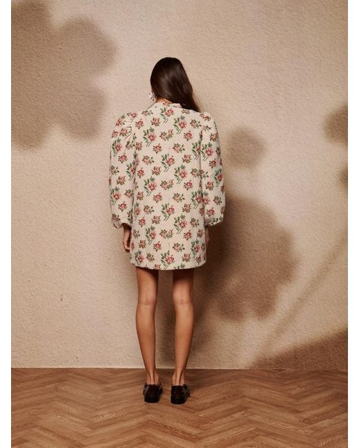 Sister Jane Brown Ember Tapestry Mini Dress