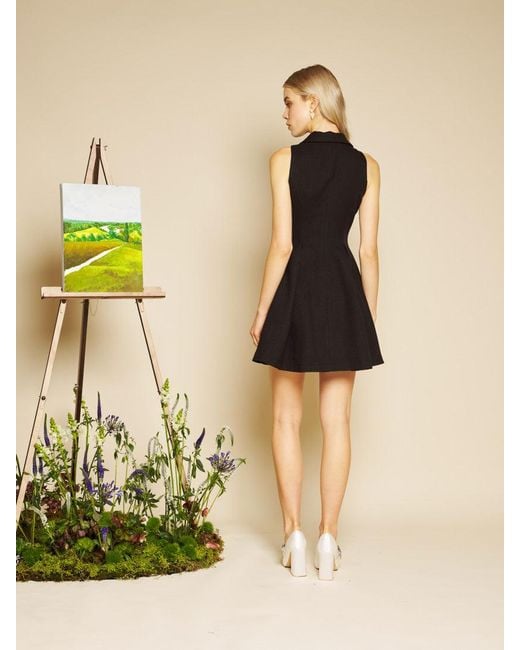 Sister Jane Black Hélène Boucle Mini Dress