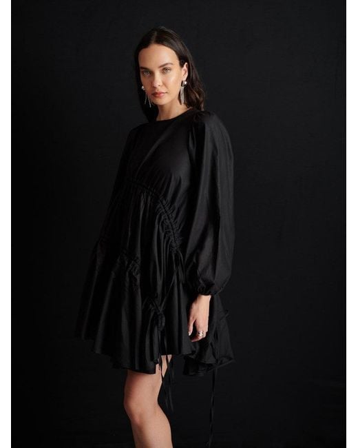 Kastane GHOSPELL Noor Ruched ミニワンピース Sister Jane Ghospell Noor Ruched Mini Dress in Black | Lyst UK
