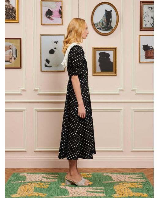 Sister Jane Apple Pie Midi Dress in Natural | Lyst UK