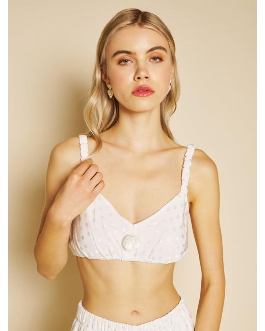 Sister Jane Natural Perle Spot Bralette