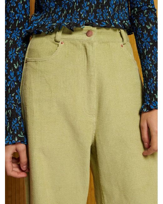 Sister Jane Yellow Ghospell Vega Cord Trousers