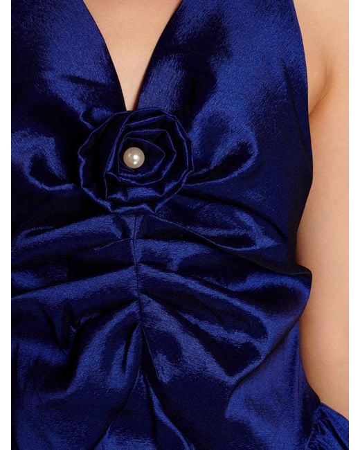 Sister Jane Black Marylin Taffeta Mini Dress