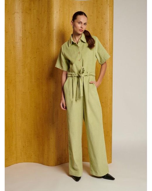 Sister Jane Yellow Ghospell Vega Cord Jumpsuit