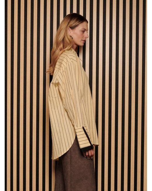 Sister Jane Brown Ghospell Nita Stripe Shirt