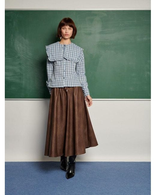Sister Jane Green Ghospell Esra Check Blouse