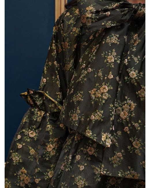 Sister Jane Blue Dream Monarch Floral Jacquard Dress