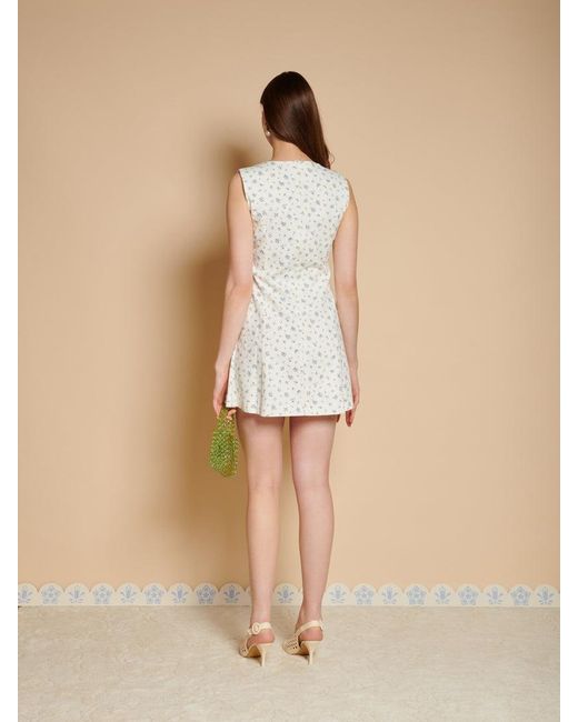 Sister Jane Natural Dalarna Ditsy Mini Dress