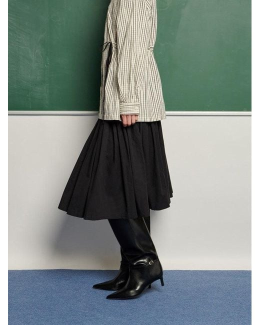 Sister Jane Black Ghospell Lena Midi Skirt