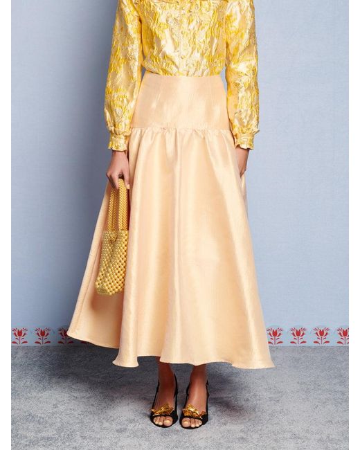 Sister Jane Blue Dream Alma Gathered Maxi Skirt