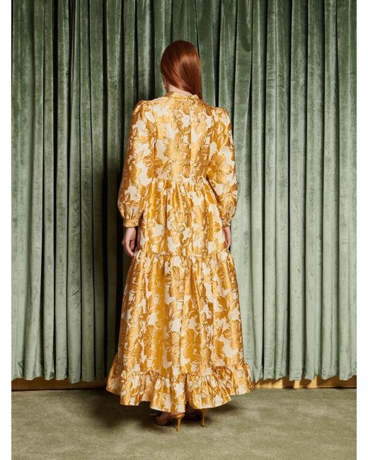 Sister Jane Metallic Dream Imagine Jacquard Maxi Dress