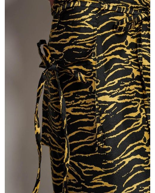 Sister Jane Green Ghospell Bonnie Zebra Midi Skirt