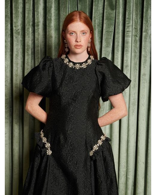 Sister Jane Green Dream Viola Jacquard Midi Dress