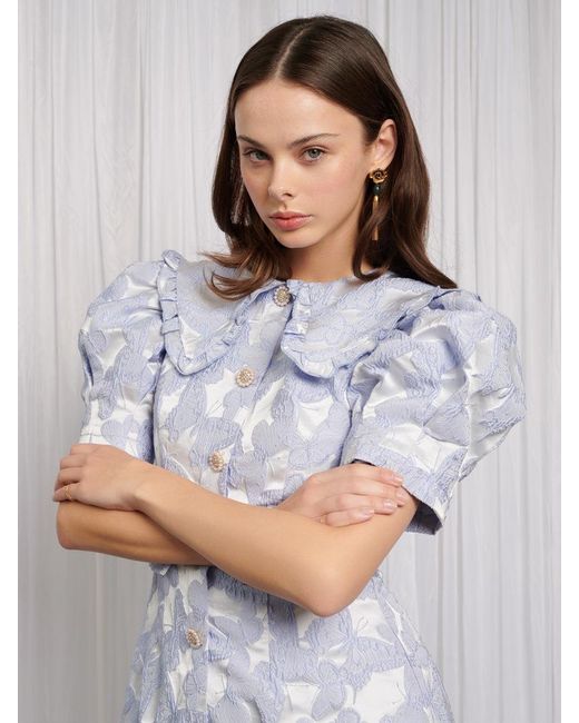 Sister Jane White Lacewing Mini Dress