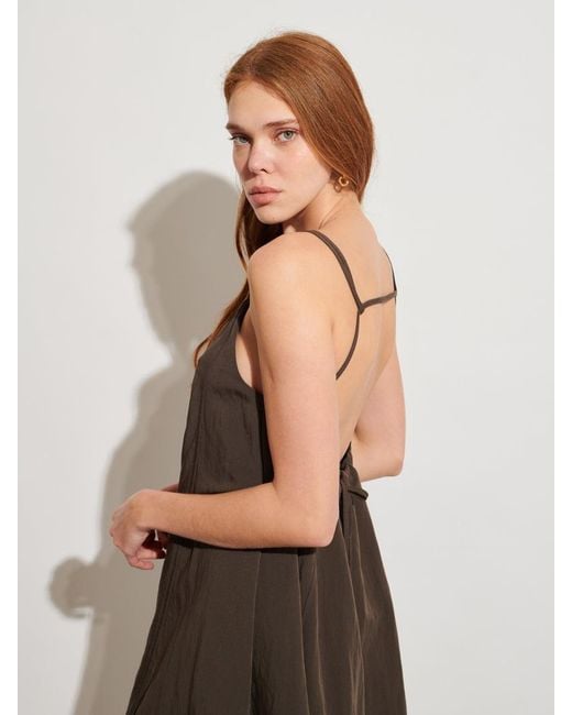 Sister Jane Brown Ghospell Roxy Cami Mini Dress