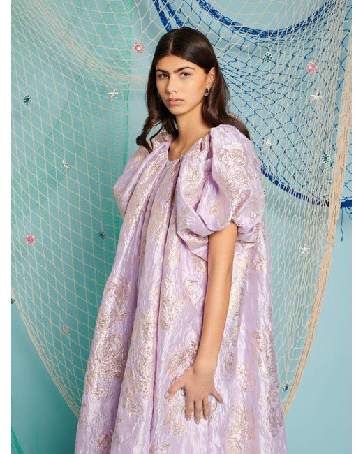 Sister Jane Dream Port Flora Midi Dress in Blue | Lyst