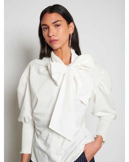 Sister Jane White Ghospell Vittoria Bow Blouse
